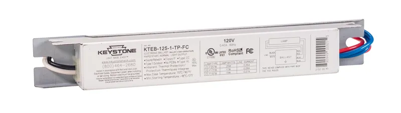 1xF25T8, 120V Input, NPF, 25" Red (x2), 33" Blue (x2), 16" White, 16" Black