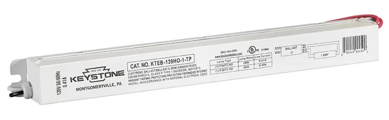 1x39 or 1x24W T5HO, 120 V, NPF, Electronic