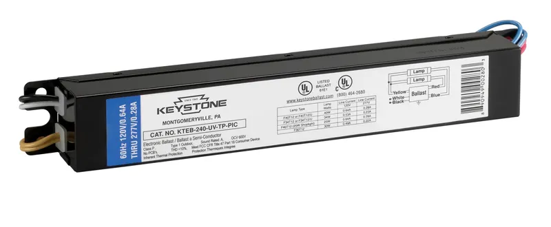 2x F40T12, HPF, 120-277V, Electronic