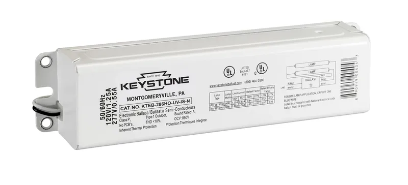 1 or 2 Lite F86T8HO, 120-277V, Instant Start, .88 BF