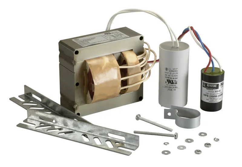 250W High Pressure Sodium, Quad Tap (120/208/240/277V), Ballast Kit with capacitor. Included ballast: HPS-250A-Q-CA
