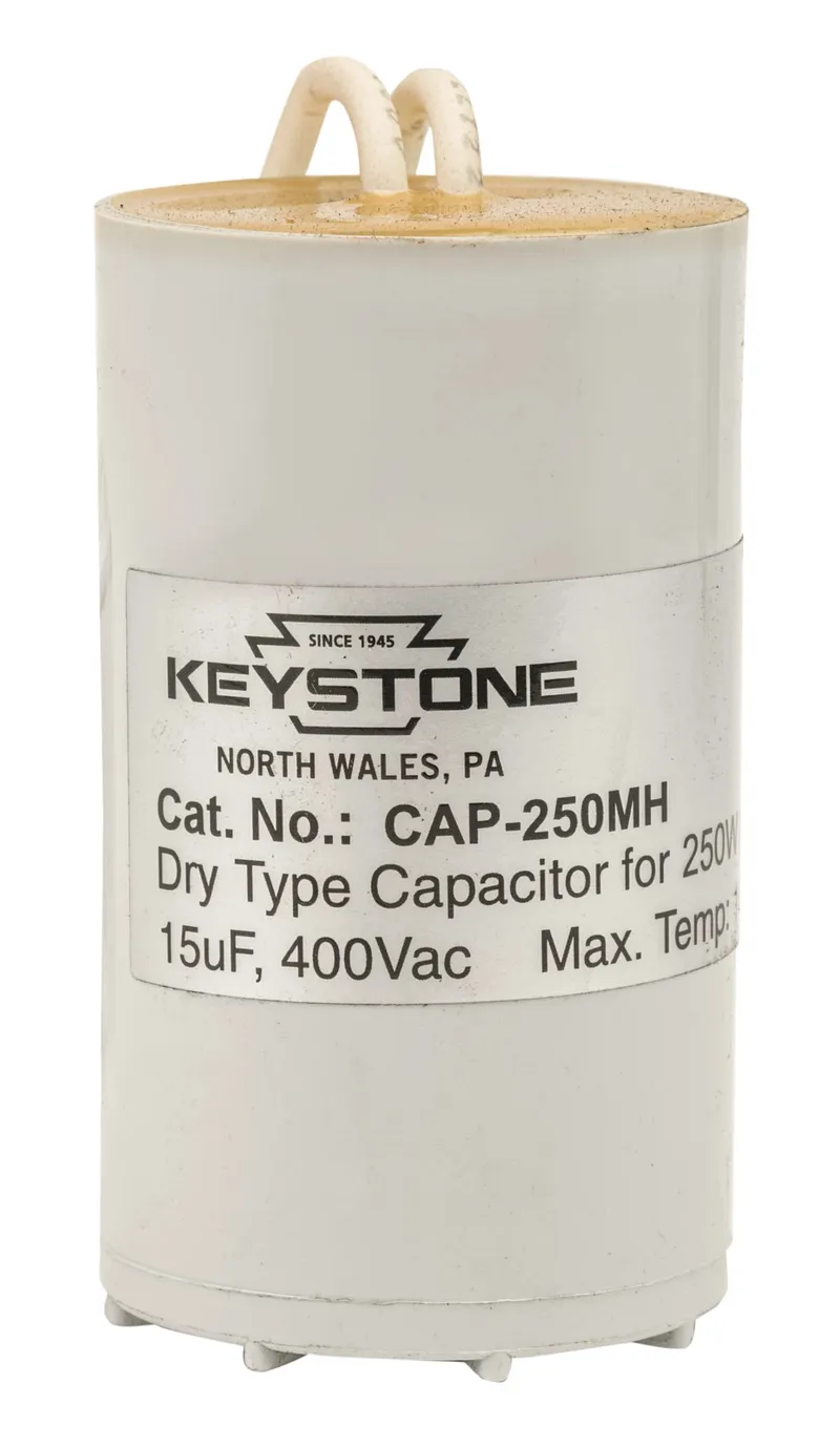 Capacitor for 250W Metal Halide Quad, 15uF, 400V