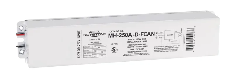250W Metal Halide, 120/277V, F-CAN