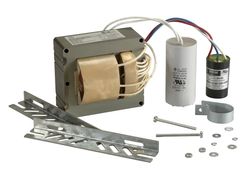 320W Pulse Start Metal Halide, Ballast Replacement Kit, Quad Tap (120/208/240/277V), with Capacitor and ignitor. Ballast included: MPS-320-A-Q-CA.