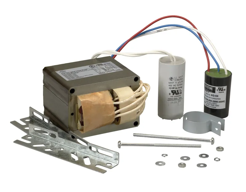 175W Pulse Start Metal Halide, 5 Tap: 120/208/240/277/480V. Ballast Replacement kit includes: Capacitor, Ignitor, Mounting Hardware. Included Ballast: MPS-175A-P-HP