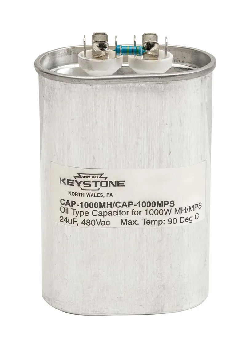 Capacitor for 1000W Metal Halide Quad, 24uF, 480V