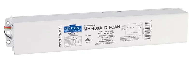 400W Metal Halide F-CAN, 120/277 Volt