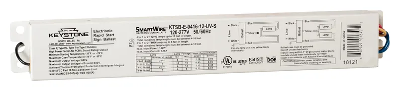 Ballasts – Sign – Series Wiring