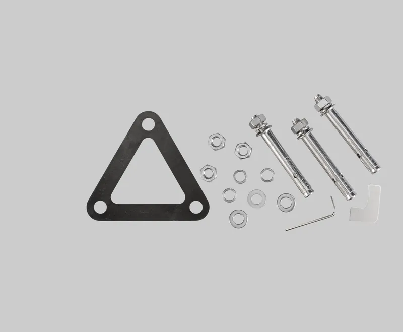 Sleeve bolt kit. Includes (3) bolts, hardware, and template. Used with on KT-BLED-6R-UNV-KIT(-B) bollard base in dry concrete