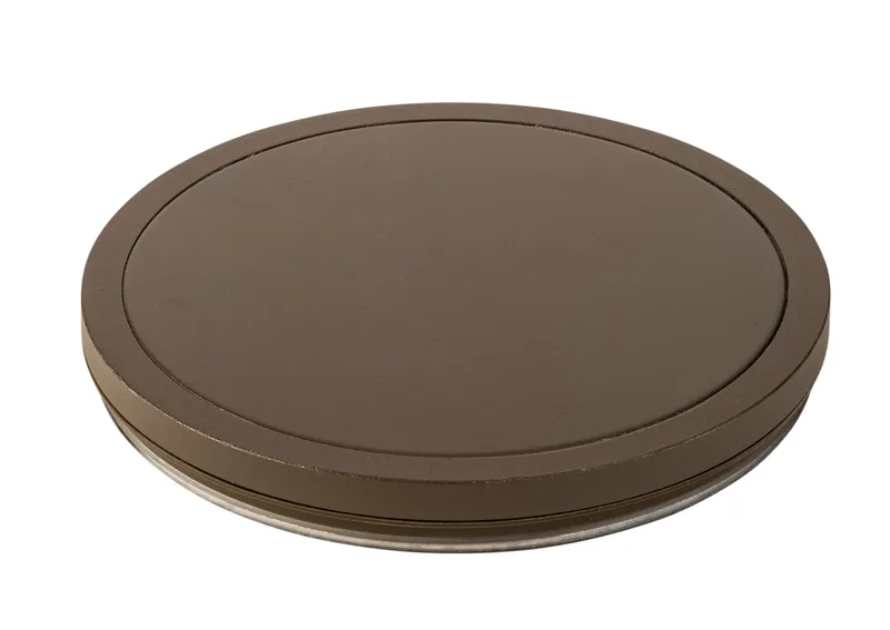 Screw-on blocking cap | Bronze | For use on 6" Sentinel wall mount cylinder fixtures