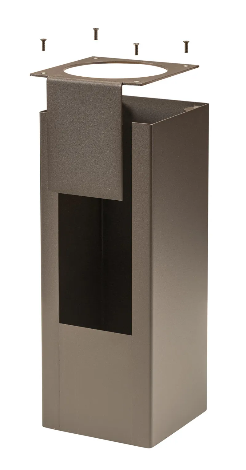 Square shell. Bronze. Used on 3in wall mount cylinders