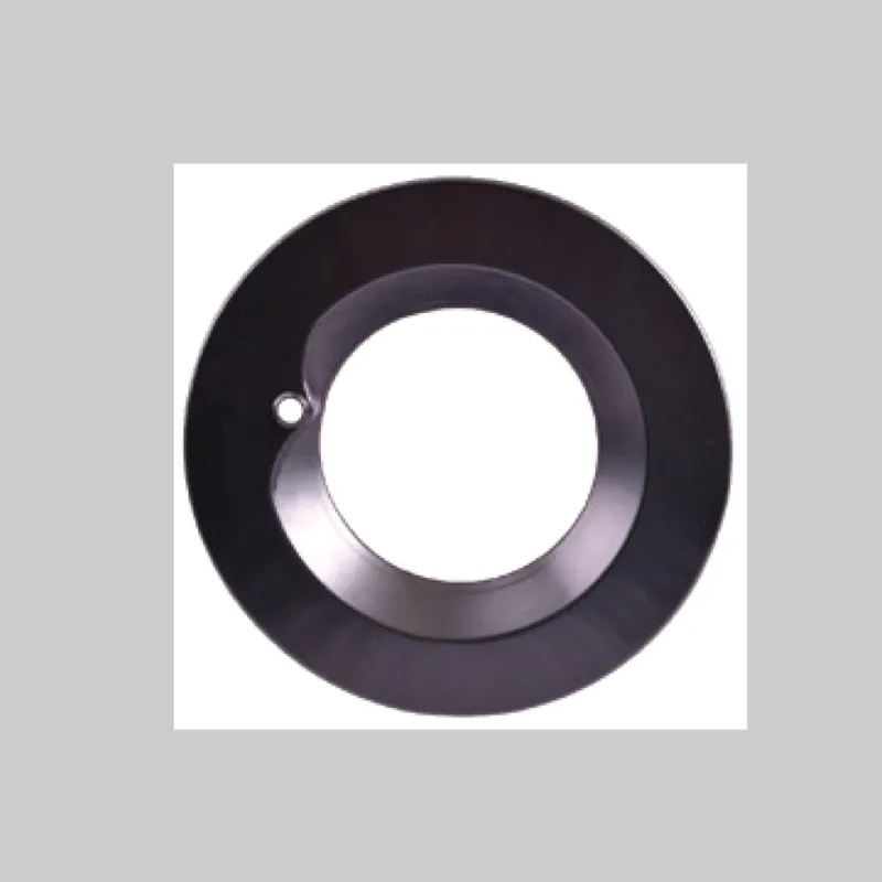 8in Interchangeable Trim for 8in EM Commercial Downlight, Matte Black