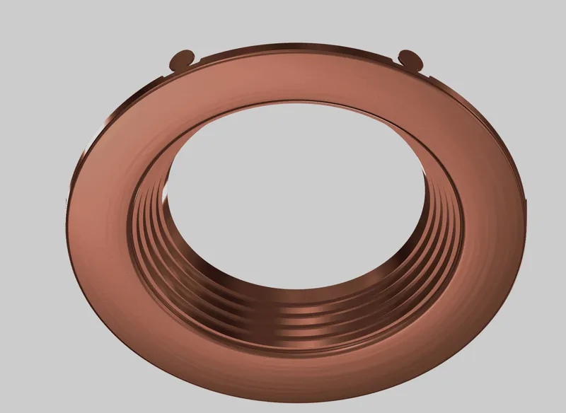 4in Interchangeable Trim for 4B Recessed Downlight, Bronze