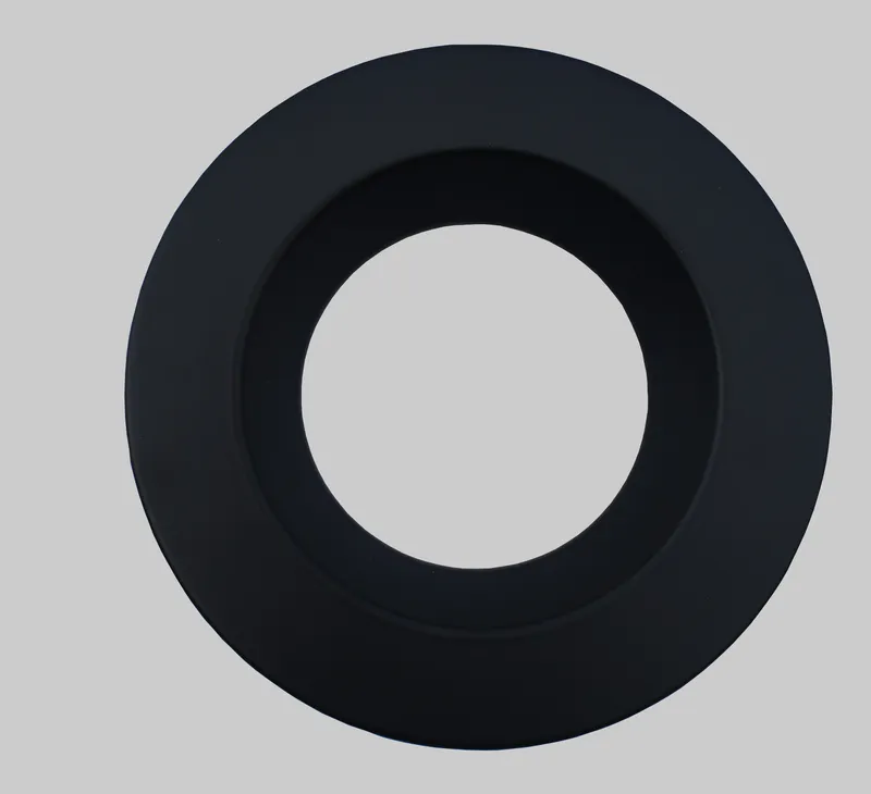 8in Interchangeable Trim for 8in Recessed Commercial Downlights, Matte Black