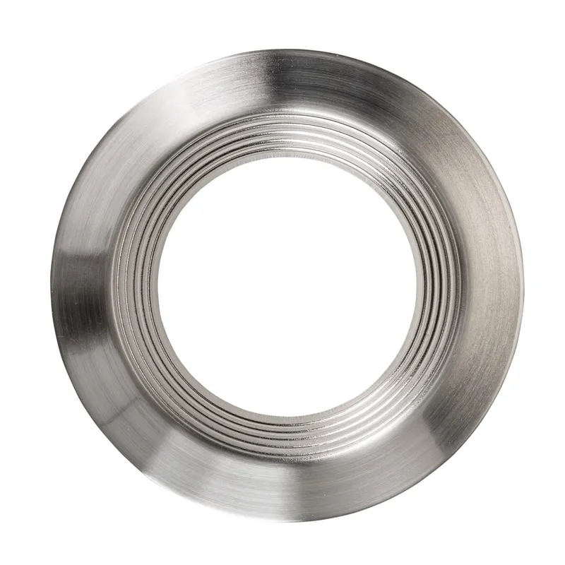 6in Interchangeable Trim for 6in Recessed Commercial Downlights, Brushed Nickel
