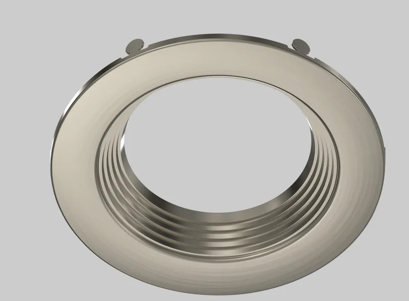 4in Interchangeable Trim for 4B Recessed Downlight, Brushed Nickel