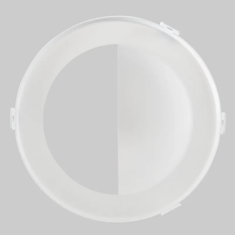 4in Wall Wash Trim for Recessed Commercial Downlights, White