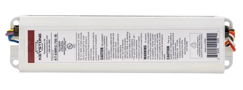 Emergency Ballast: 700 Lumens, T8/T12
