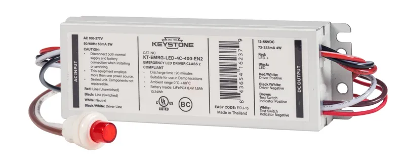 Emergency Backup Solutions – LED – DC - Standard Flying Leads