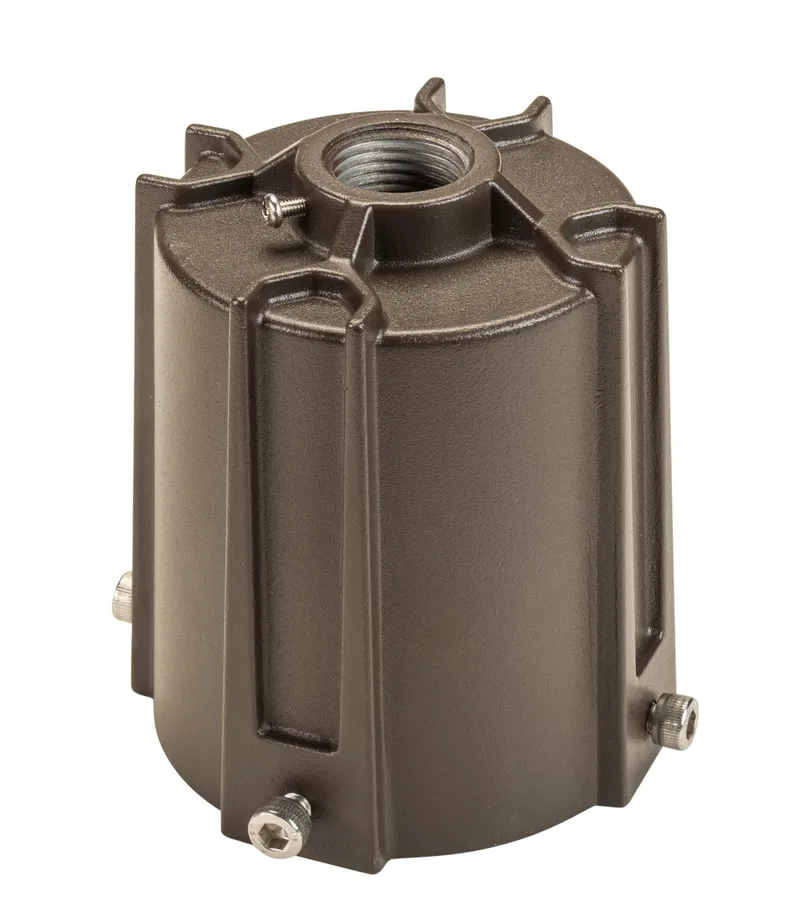 Slip Fitter Mount Adaptor for 15W, 35W, and 60W Rectangular Series 1 LED Flood Light. Bronze