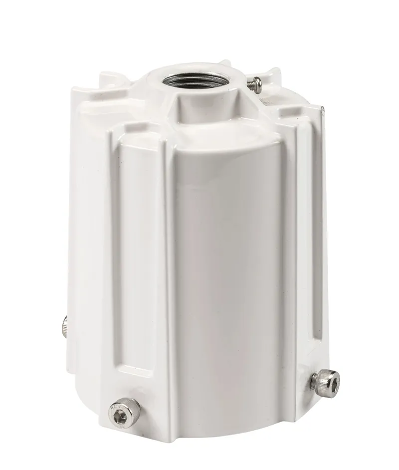 Slip Fitter Mount Adaptor for 15W, 35W, and 60W Rectangular Series 1 LED Flood Light. White.