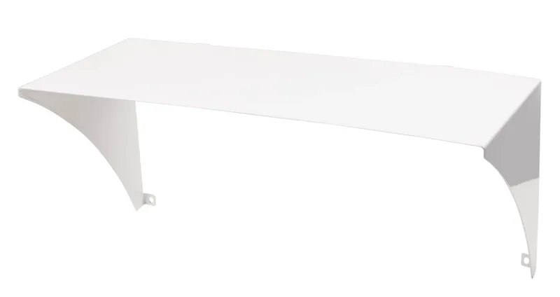 Glare shield for 140W Rectangular Series 2 LED Flood Light. White Finish.