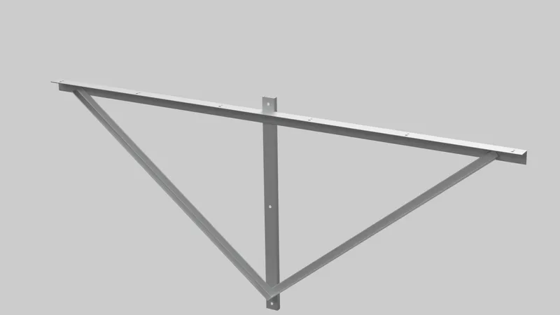 Galvanized cross arm bracket | Compatible with SLFLED fixtures | 6 fixture maximum | Universal mounting - for use on wood, steel, and concrete poles | MOUNTING HARDWARE NOT INCLUDED