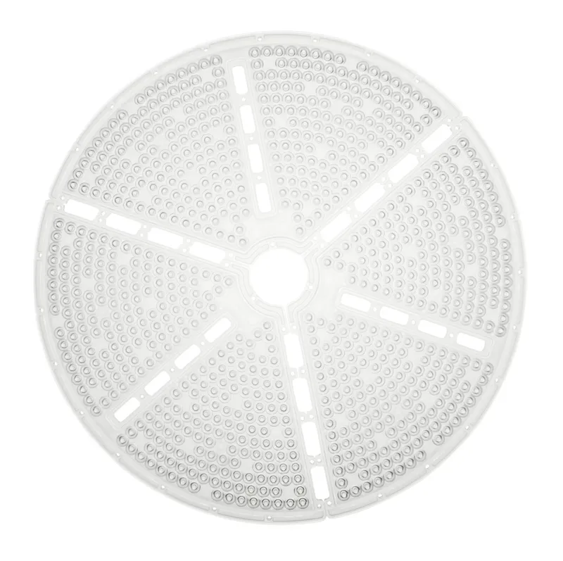 80° beam angle lens for 750W Series 1 Sports Light Flood, medium housing. (1) kit equals (3) physical lenses