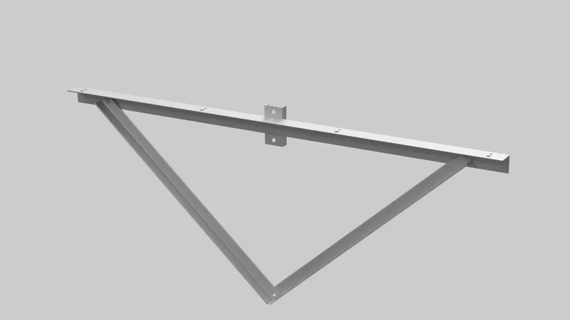 Galvanized cross arm bracket | Compatible with SLFLED fixtures | 4 fixture maximum | Universal mounting - for use on wood, steel, and concrete poles | MOUNTING HARDWARE NOT INCLUDED