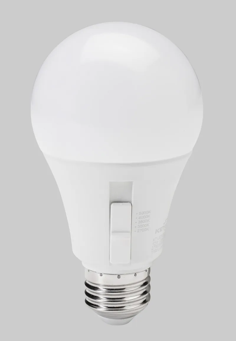 12W A19 Omnidirectional Bulb | 75W equivalent | E26 medium base | Color Select 27/30/35/40/50K | 120V input | 90 CRI | Generation 4