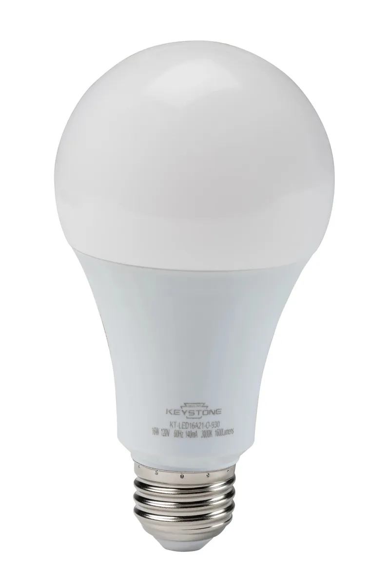 A21 Omni-Directional Bulb, 100W Equivalent, E26 Medium Base, 3000K, 90 CRI