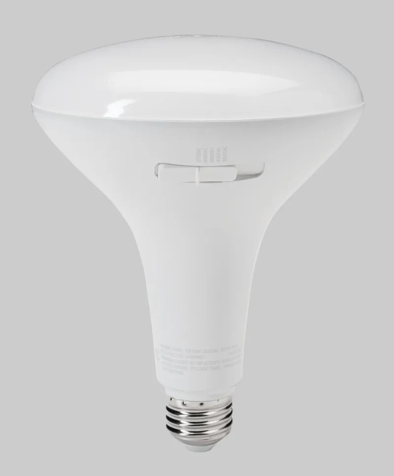 12W BR40 Flood | 85W equivalent | E26 medium base | Color Select 27/30/35/40/50K | 120V input | 90 CRI | Generation 4