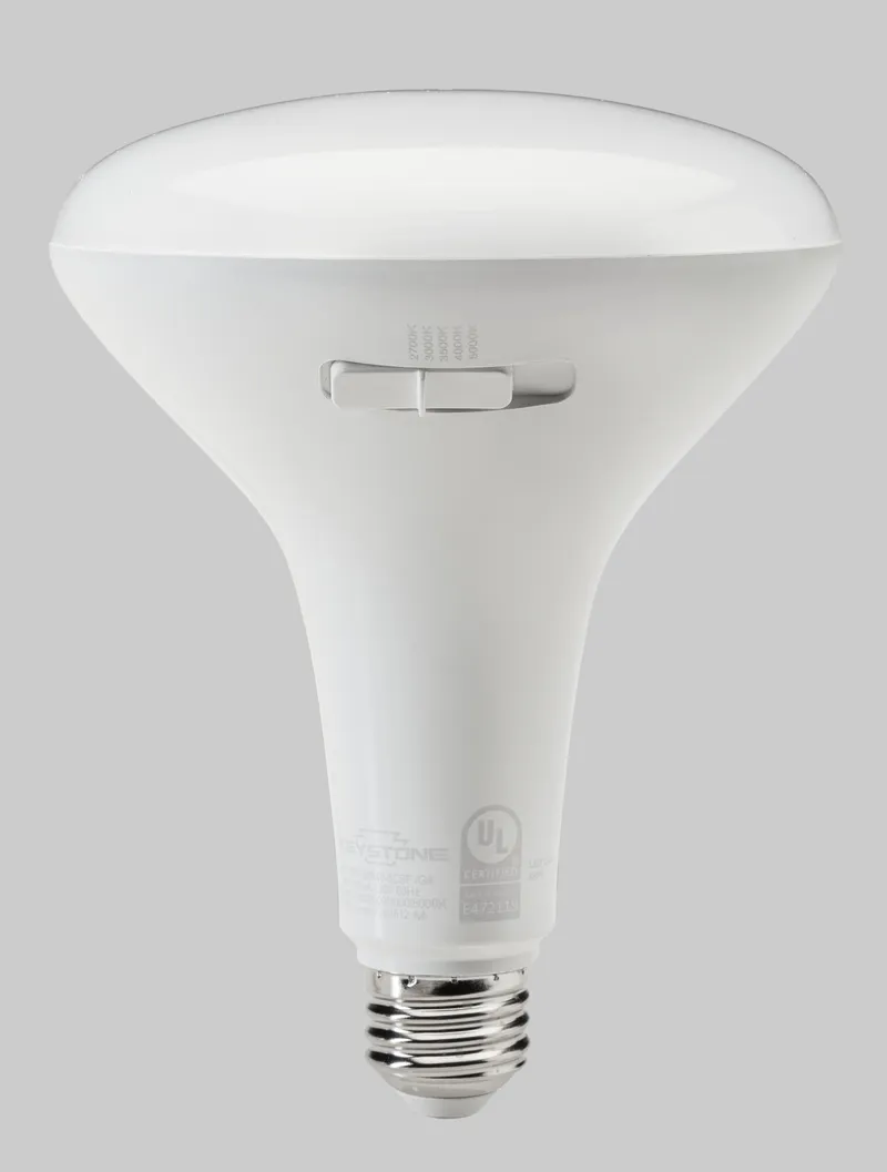 13W BR40 Flood | 80W equivalent | E26 medium base | Color Select 27/30/35/40/50K | 120V input | 80 CRI | Generation 4