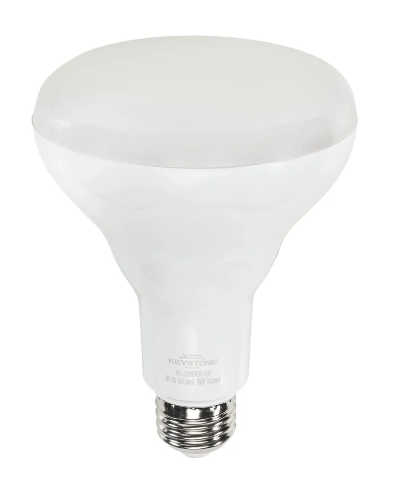 BR30 Flood, 65W Equivalent, 120 Deg Beam Angle, E26 Medium Base, 3000K, 90 CRI