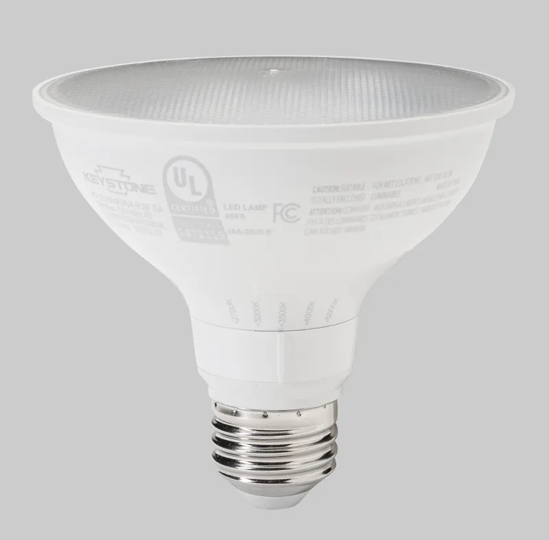 10W PAR30 Short Neck Flood | 75W equivalent | 40 deg beam angle | E26 medium base | Color Select 27/30/35/40/50K | 120V input | 90 CRI | Generation 4
