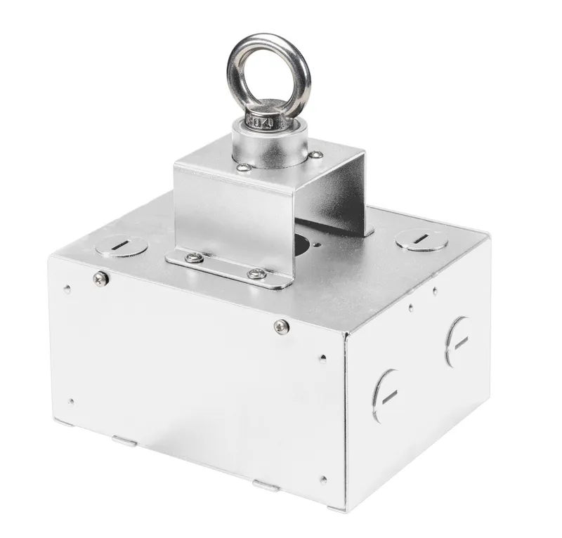 Surface mount kit for 100W and 150W KT-RHLED /G2 fixtures, Includes mounting hardware. White.