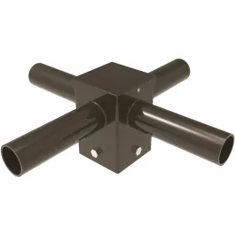 Keystone Quad Horizontal 90º Pole Mount Top Tenon Adapter for 4" Square Poles