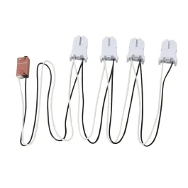 Keystone 4-Lamp Wiring Harness for LED Tubes - Troffer Applications