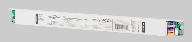LED Driver | Programmable | Constant Current | 96W | 280-2800mA Output | 10-55V Output | 120-277Vac Input | 0-10V Dimmable | 6kV Surge Protection