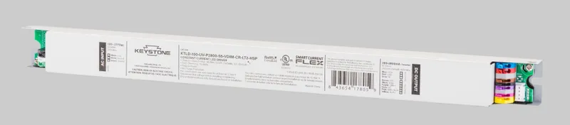 LED Driver | Programmable | Constant Current | 96W | 280-2800mA Output | 10-55V Output | 120-277Vac Input | 0-10V Dimmable | Control Ready 12-24V Aux Tap | 6kV Surge Protection