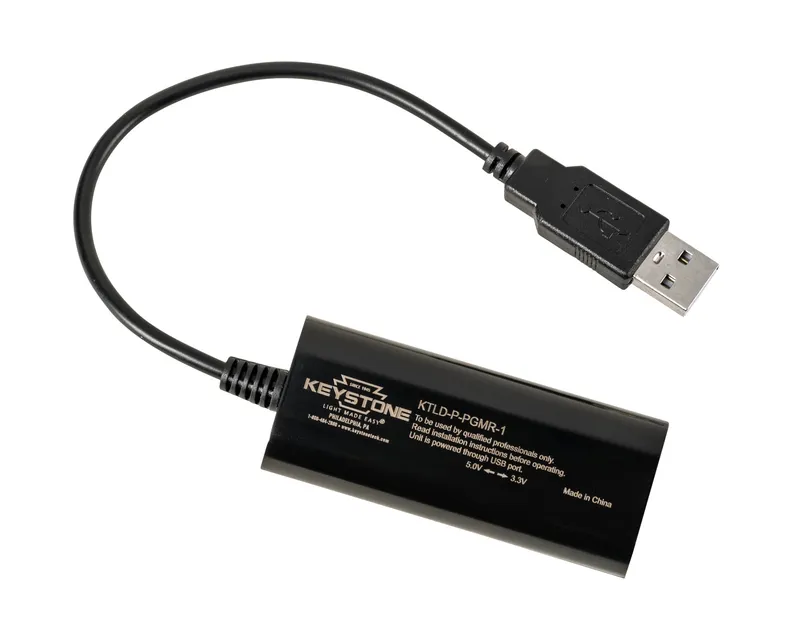 LED Driver Programmer | USB Male to USB Female For use with P-Series Programmable LED Drivers Mates with KTLD-P-USB-T4 to connect to LED Driver