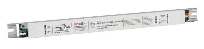 Programmable Constant Current LED Driver, 85W, 860-2600mA Output, 120-277V Input, 0-10V Dimming, Programmable via Smart Current software