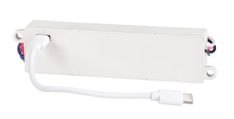 Programmable Constant Current LED Driver, 20W, 200-730mA Output, 120-277V Input, 0-10V Dimming, Programmable via Smart Current software, Integrated USB-C Port