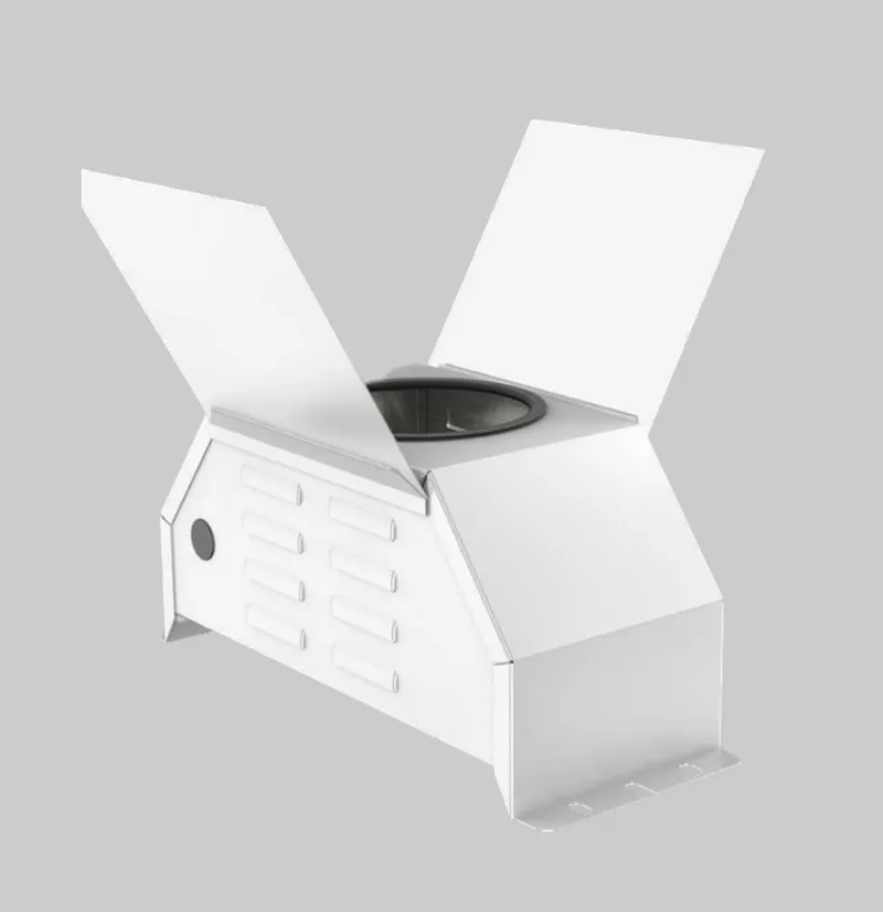 Sign Mounting Box for HID LED Lamps. Designed for use with KT-LED80HID-EX39-8xx-D /G2 & KT-LED100HID-EX39-8xx-D /G2 lamps. Metal Enclosure with Pre-Wired Socket, Junction Box Compartment, and optional diffuser lenses. Lamps sold separately