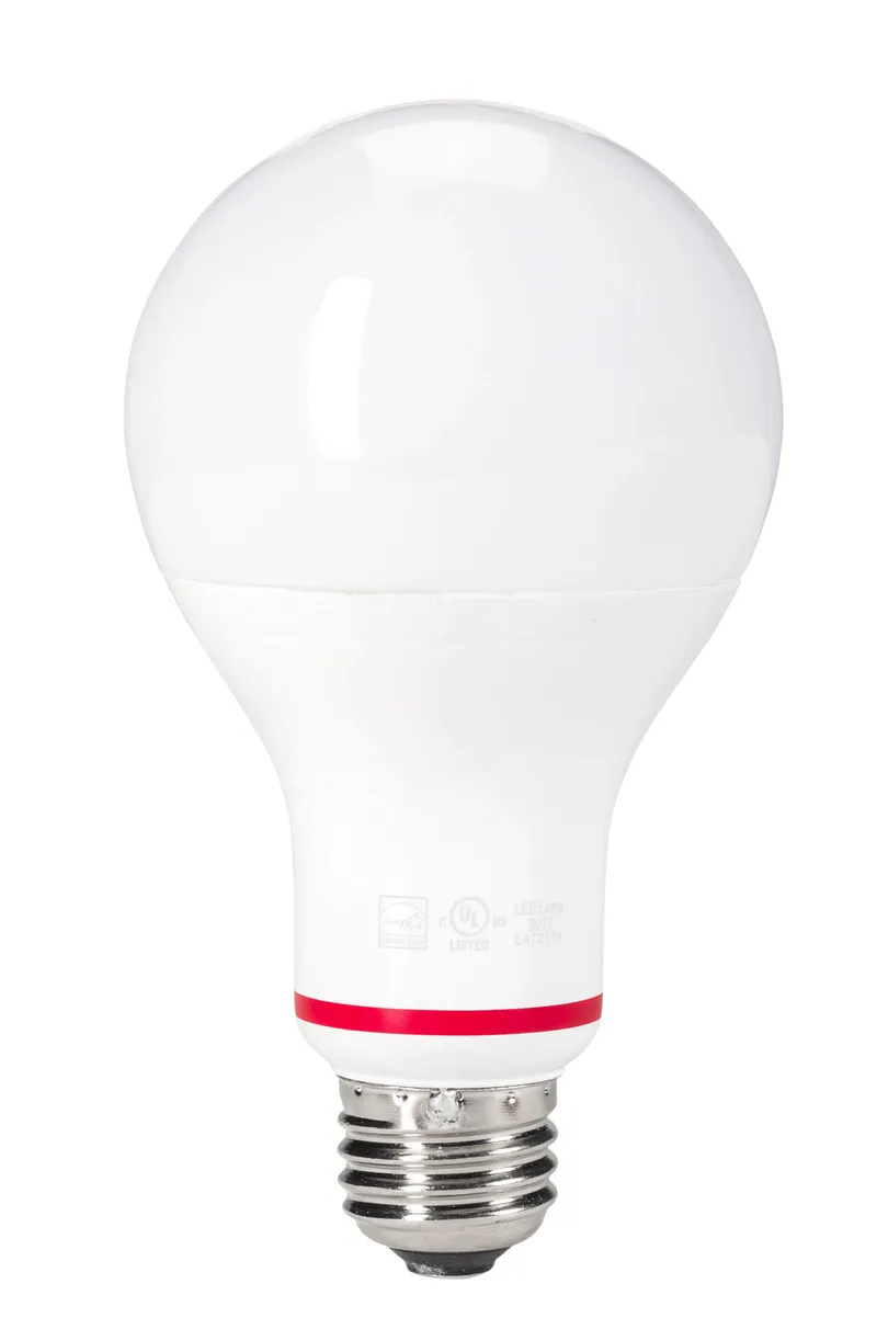Commercial A21 LED Lamp. 20W 4000K E26 Base. 120-277V Input. Dimmable. Omnidirectional.
