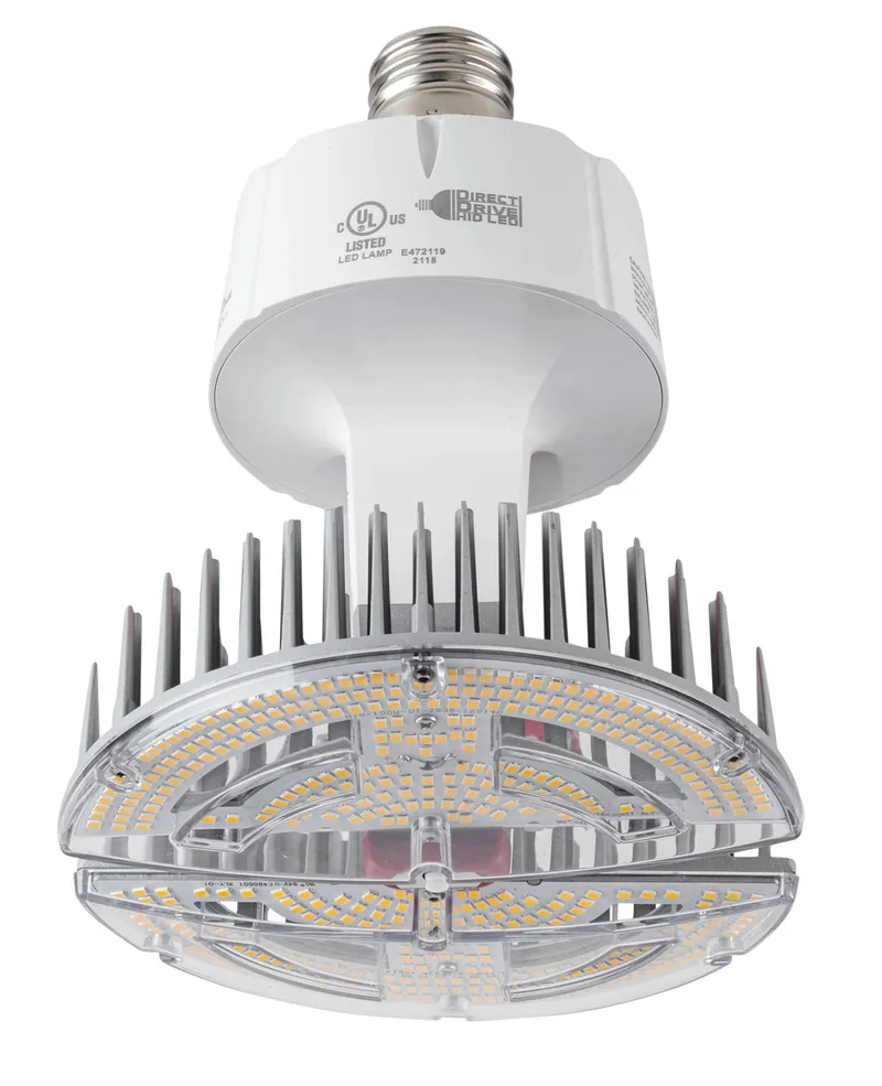 LED HID Replacement Lamp, 100W, Multi Angle Adjustable Design, EX39 Base, 4000K, 120-277V Input, Direct Drive