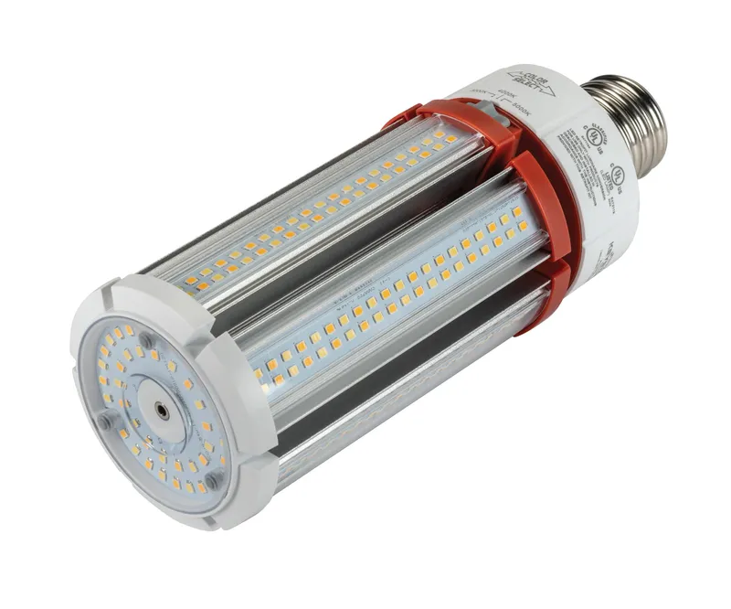 LED HID Replacement lamp feat. Power Select & Color Select. 54/45/36W, 3000/4000/5000K, 120-277V Input, EX39 Base, DirectDrive