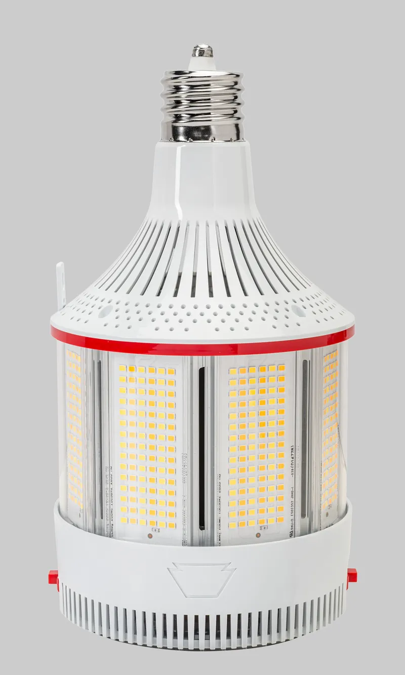 200W LED HID Replacement Lamp|Integrated cooling fan | Power Select 200/150/100W | Color Select 30/40/50K | EX39 base | 80 CRI |120-277V Input