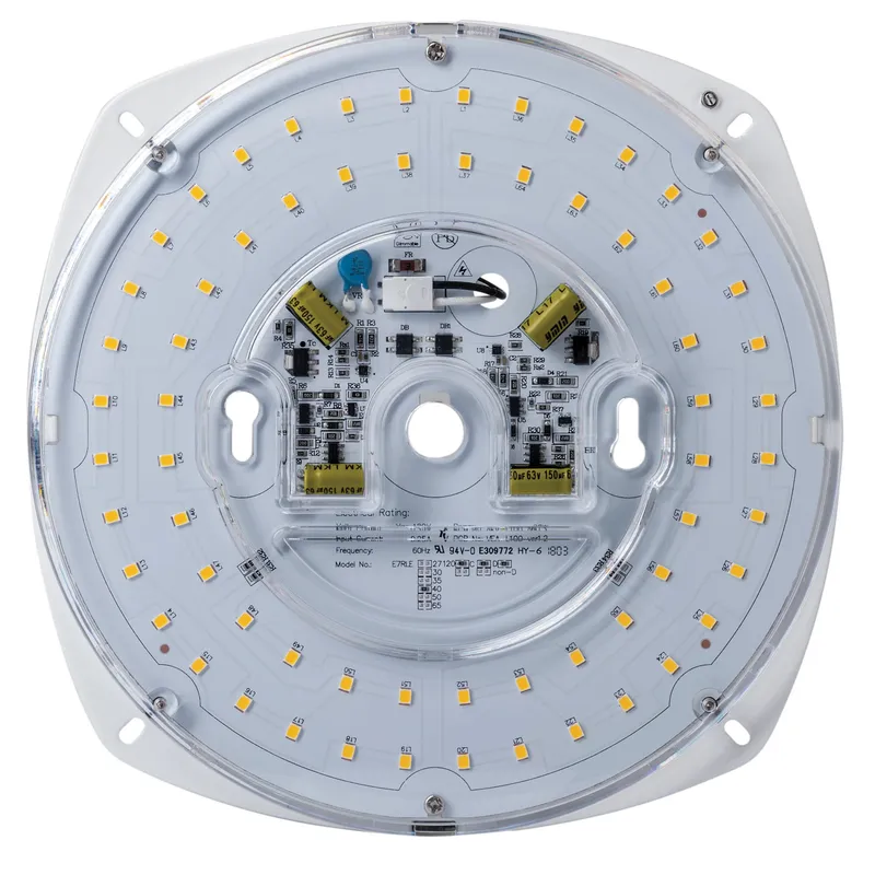 AC LED Light Engine, 7" Round, 19W, 80 CRI, 5000K, 120V Input, Phase Control Dimming, Individual Pack