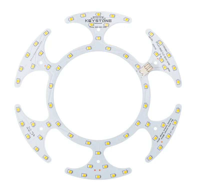 LED Module, 960mA Max, Circular, 8" Nominal Ring, 800 Series, 4000K, 64 LED's
